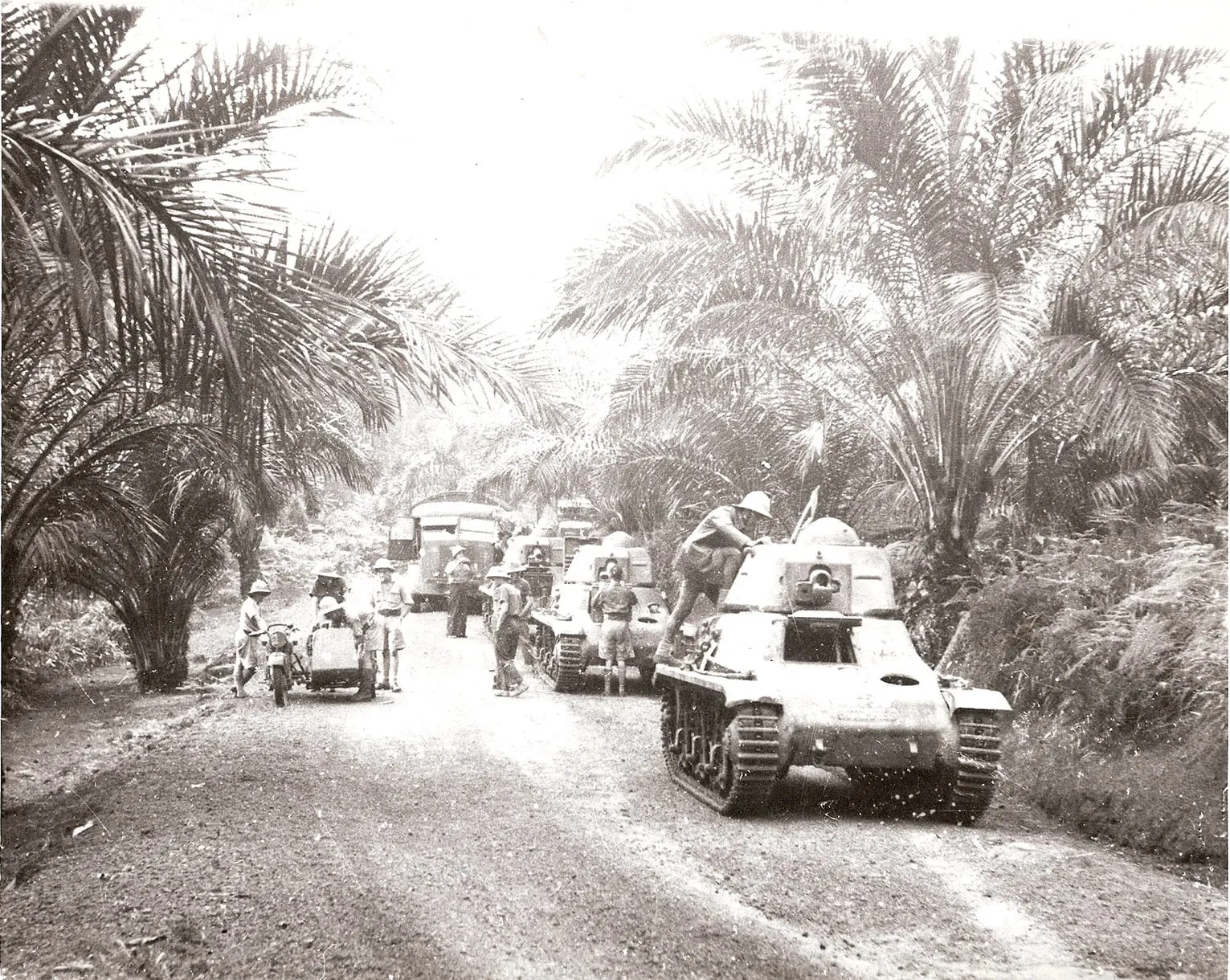 The 1st Tank Company of the Free French during the Battle of Gabon, November 1940.